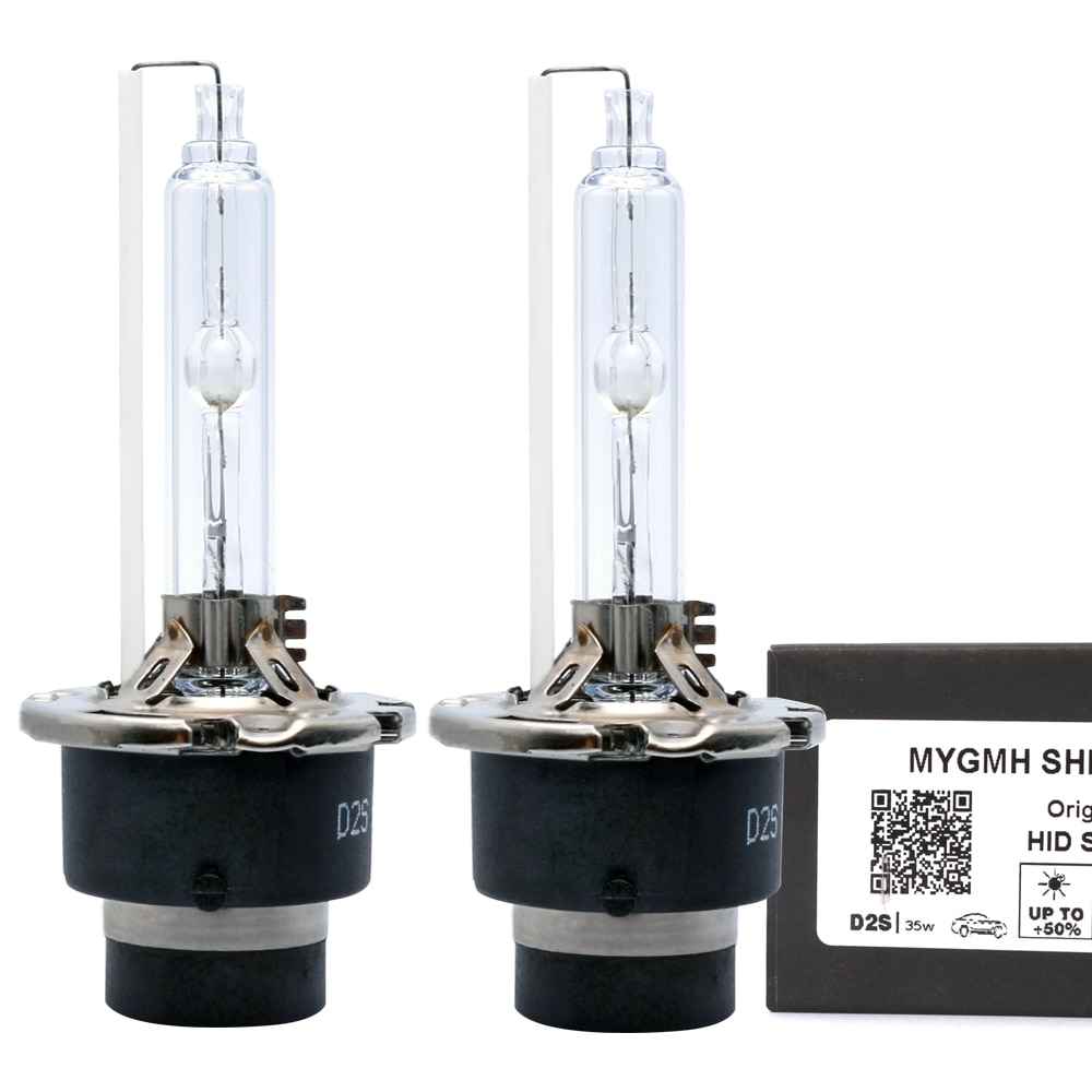 2Stck D2S Xenon Lampen Hohe Helligkeit für Auto Scheinwerfer versteckt Birne mit Metall Halterung Schutz Alle Metall Basis