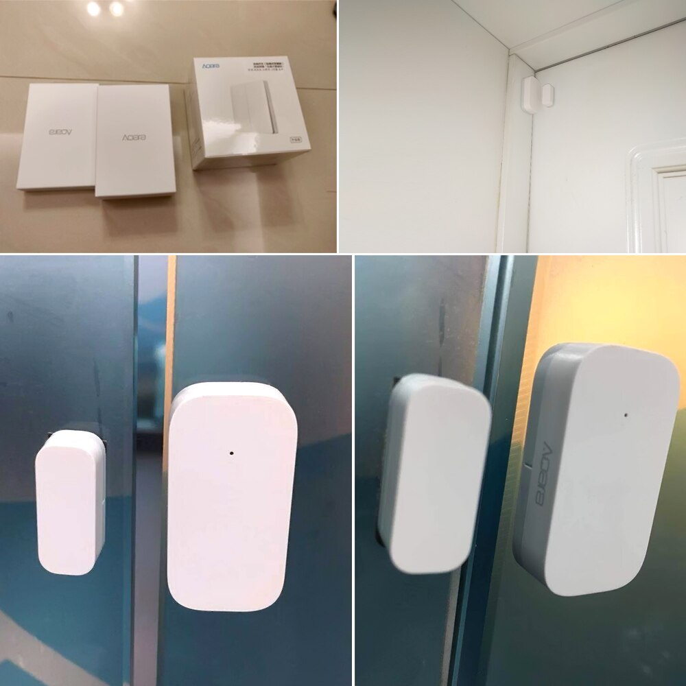 Aqara Door and Window Sensor ZigBee Wireless Connection APP Control Smart Home Devices Work with Android iOS