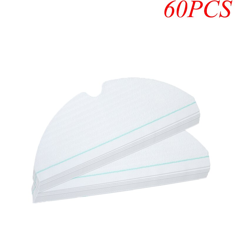 Pièces et accessoires pour aspirateur Robot Roborock S6/S6 MaxV/S6 Pure/E4/S5 Max/S5/E35/E2, pièces et accessoires pour aspirateur Robot à usage unique: 60PCS