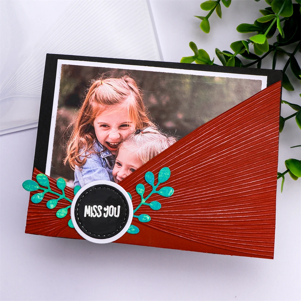 Carpeta de estampado 3D, línea ondulada, decoración de árbol de Navidad, fondo de telaraña para agregar detalles texturizados a la fabricación de proyectos de manualidades de papel