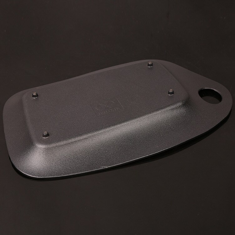 Cast Iron Roasting Steak Pan Non Stick Roast Enamel Fried Pot Plate Frying Pan Wooden Base Holder Cookware Gas Oven Electric