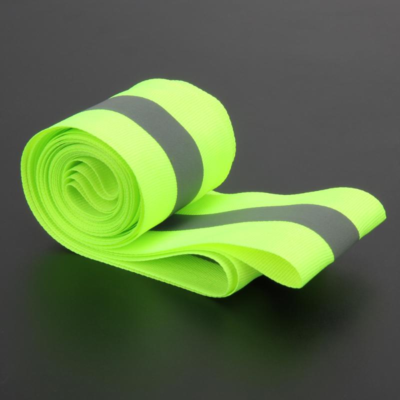 3M Reflective Band 10 Feet Reflective Band Sew On Reflective Lime Green Gray Tape Night Outdoor Sport Safety Band Travel Kit