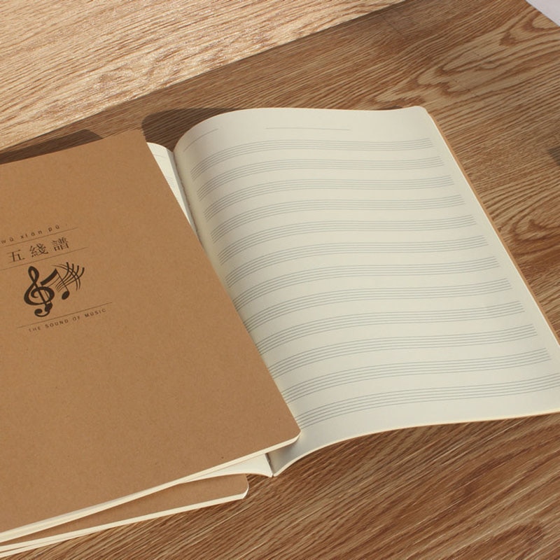 1 pièces 36 feuilles livre de partitions Simple Piano cahier de musique pour étudiant pratique cahier d'exercices de musique