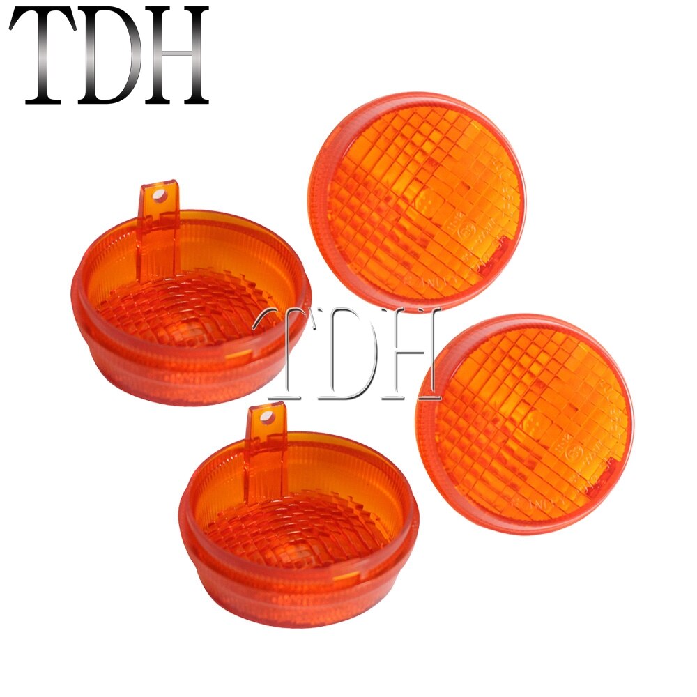 Motorrad Blinker Licht Lampe Lenes Vorne/Hinten Licht Linsen Abdeckung Für Honda VTX Aero 1300 Kawasaki Vulkan 1600 VN1600