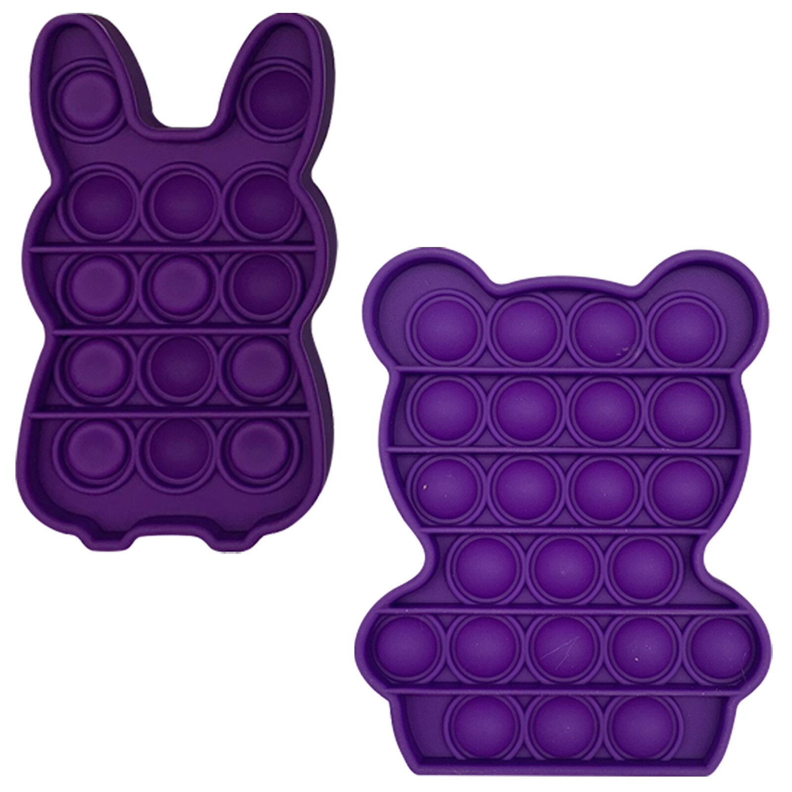 Popit Fidget Speelgoed Push Bubble Fidget Zintuiglijke Speelgoed Autisme Speciale Behoeften Stress Reliever En Verhogen Focus Zachte Anti-Stress speelgoed: 2PC J