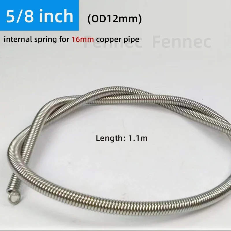 Internal Copper Pipe Bending Spring for Air Condition Steel Manual Pipeline Spring Tube Bending Tool 2/3/4/5/6 Points 6-19mm: Red