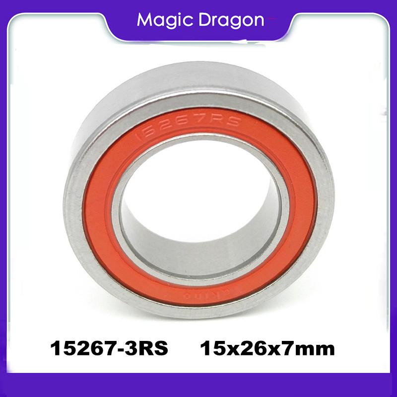 15267-2RS 15267RS MR15267 15267 2RS GCR15 roulement à billes 15x26x7mm roues de vélo support inférieur roulement de réparation 15*26*7 MM