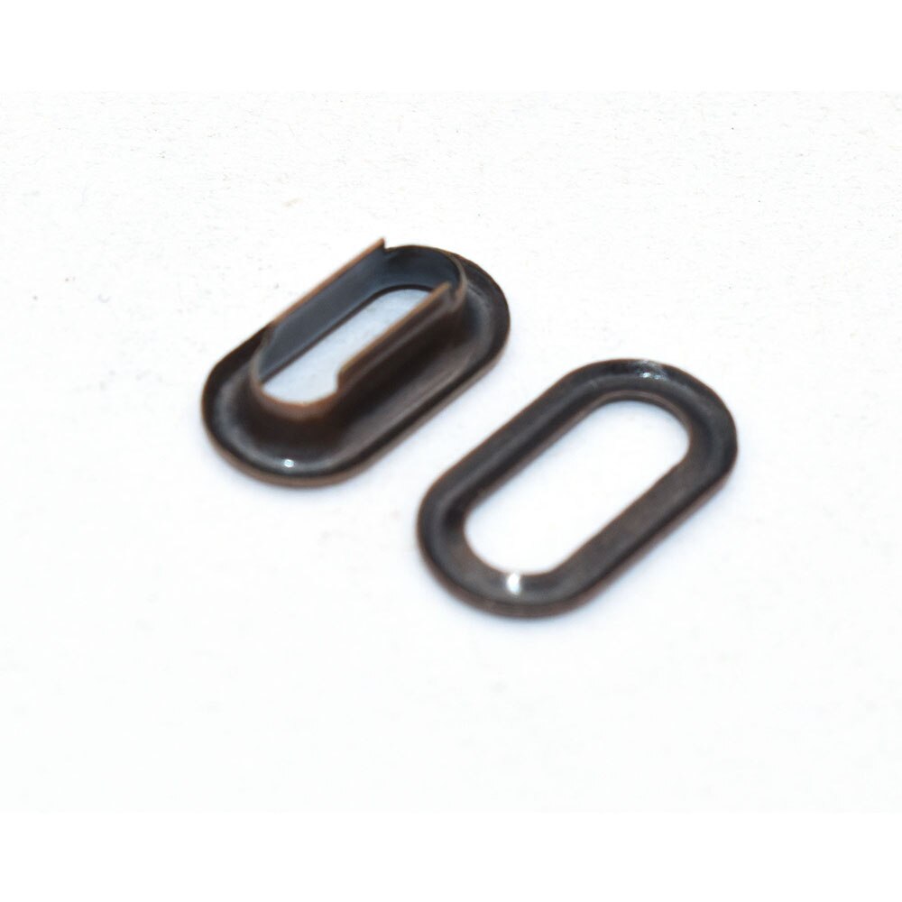 Œillet métallique ovale en cuivre, 10mm, accessoires pour couture de chaussures, sac, fabrication de cuir: Copper