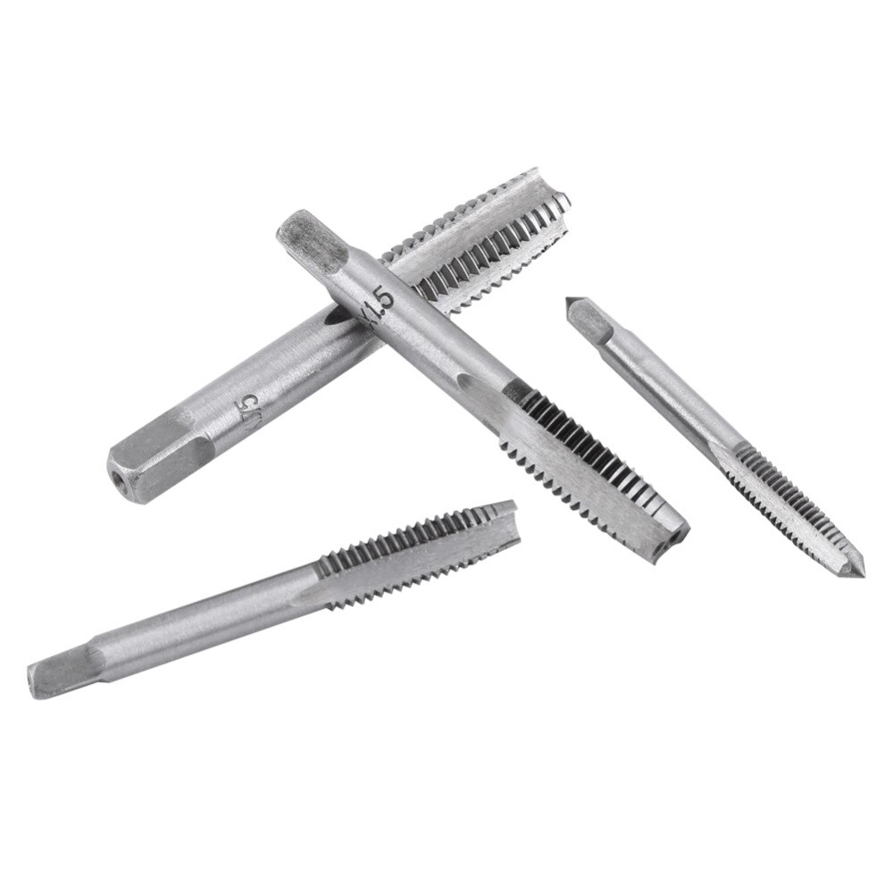 7Pcs/Lot Metric Thread Steel Tap Tapping Thread Tap Tool M3, M4, M5, M6, M8, M10, M12 Screw Taps Tool Set