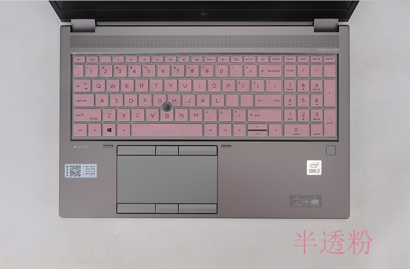 Ultra-thin Silicone Laptop Keyboard Cover Skin Protector For HP Zbook Fury 15 G7 fury 17 G7 G8 15.6 17.3 inch Mobile Station