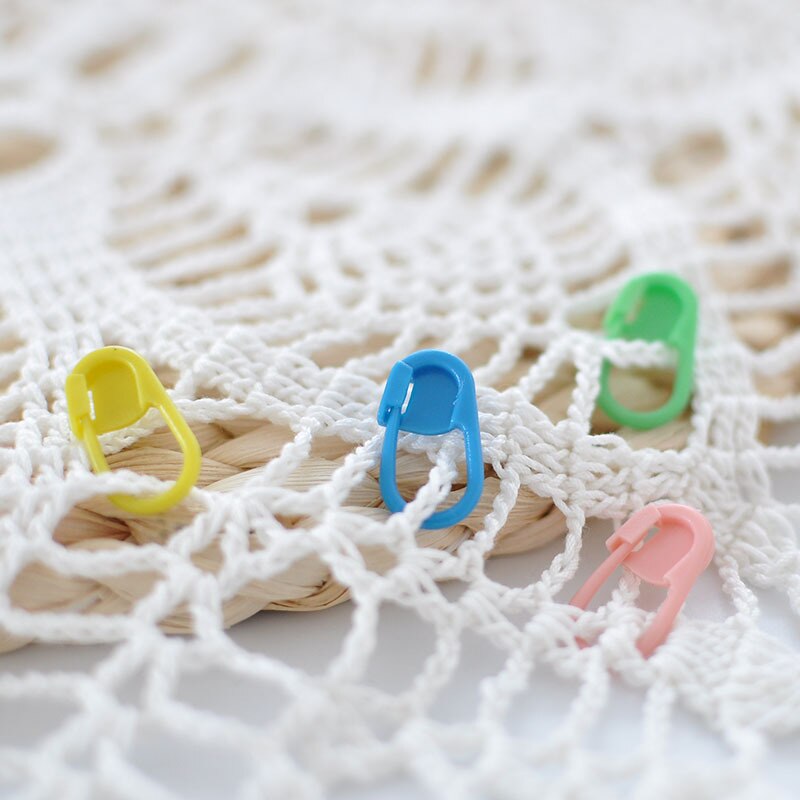120 stk plastik små sikkerhedsnåle låsesøm markør lås nåle nåle klip strikke markør syning gehaakte indretning gør det selv håndværk
