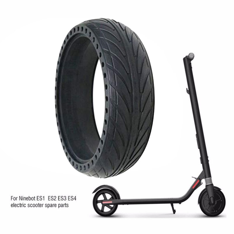 8 Inch Gierst Es Scooter Gratis Opblaasbare Effen Honingraat Band Voor Xiaomi Ninebot Es1 Es2 Elektrische Scooter: Default Title