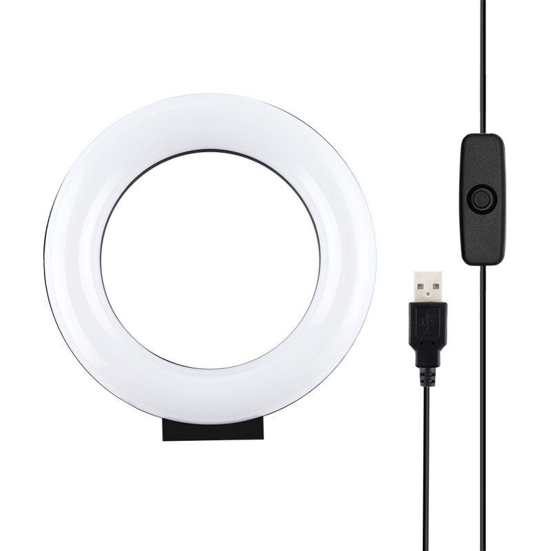 Arc Gezicht 3.6 Inch Led Selfie Ring Licht Dimbare Led Ring Lamp Foto Camera Licht Ringlicht Voor Verfraaiing Live Licht selfie