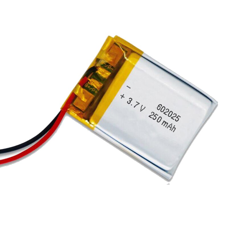 250 mah 3.7v 602025 litium polymer li-po li ion oppladbart batteri for  mp3 mp4 mp5 gps psp dvr mobile bluetooth li-po celler