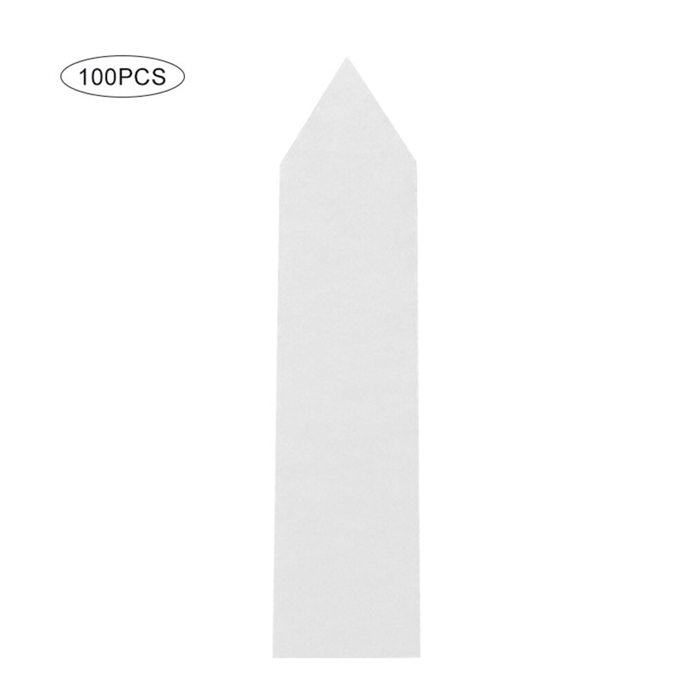 Etiquetas para semillas de plantas de plástico, largas, impermeables, de PVC, 5X1cm, marcador de recipiente vivero etiquetas de participación, 100 Uds: WH10cm