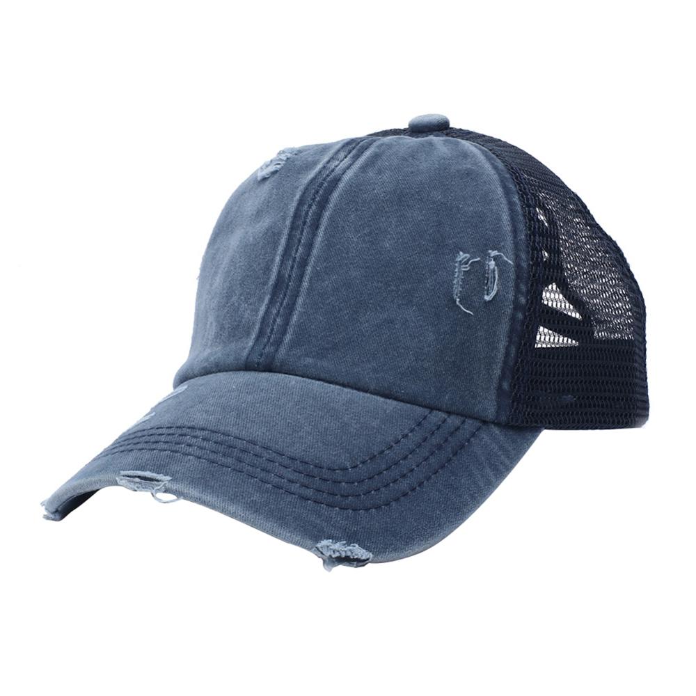 Breathable Cotton Ponytail Baseball Sunshade Hat: ZQ