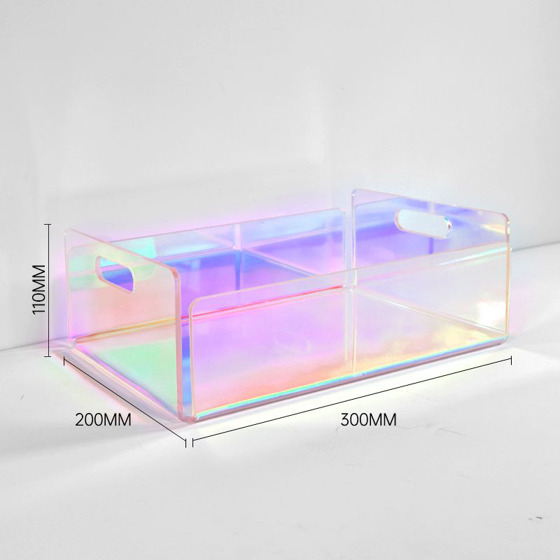 Clear Acrylic Storage Bins for Bathroom Organizer Pantry Storage,Cabinet Organizers Cosmetics Office Stationery Food & Beverage: Brown