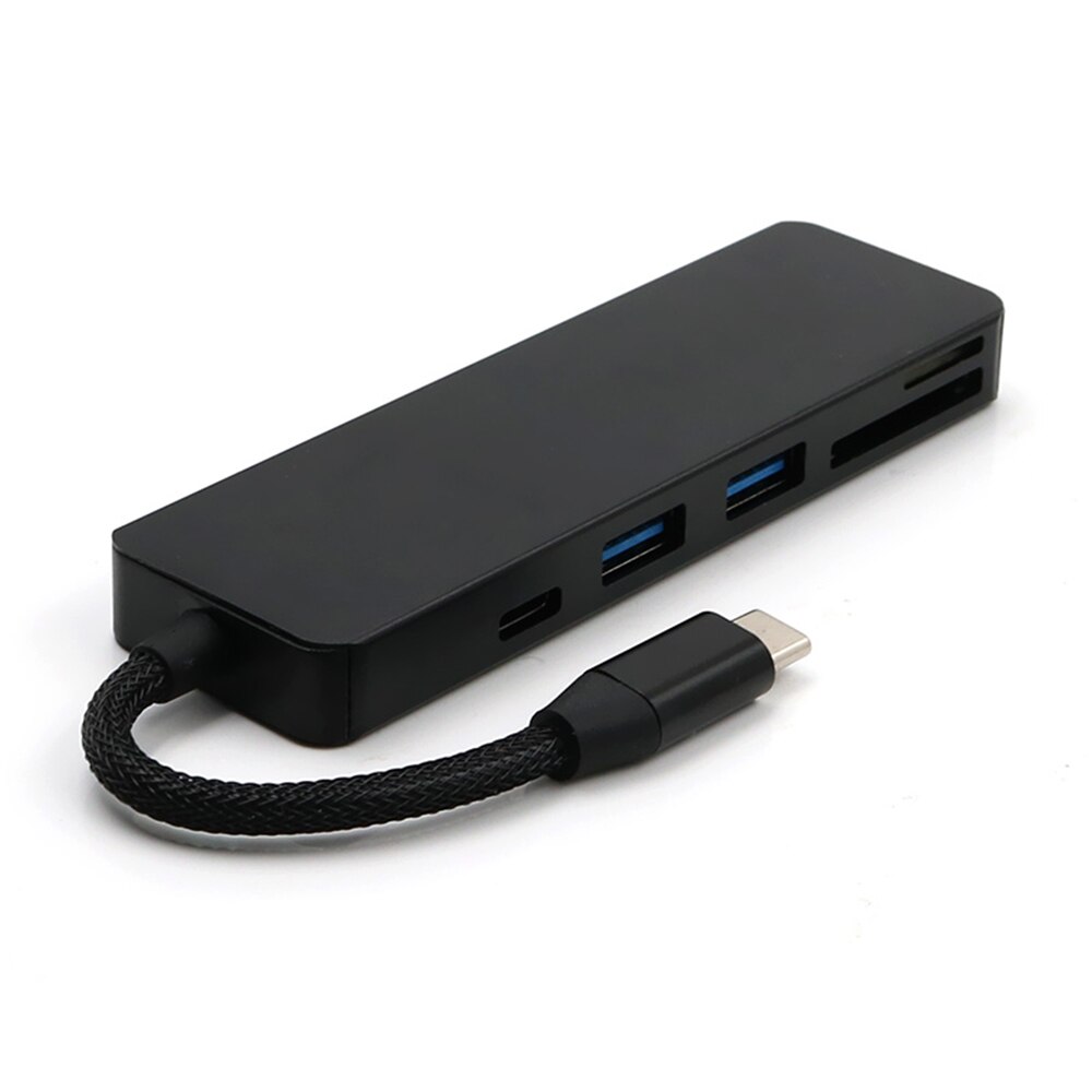5- i -1 usb c hub multi-port adapter med 1 usb 3.1 port og 2 usb 3.0 porte sd tf kortlæser til type c enheder