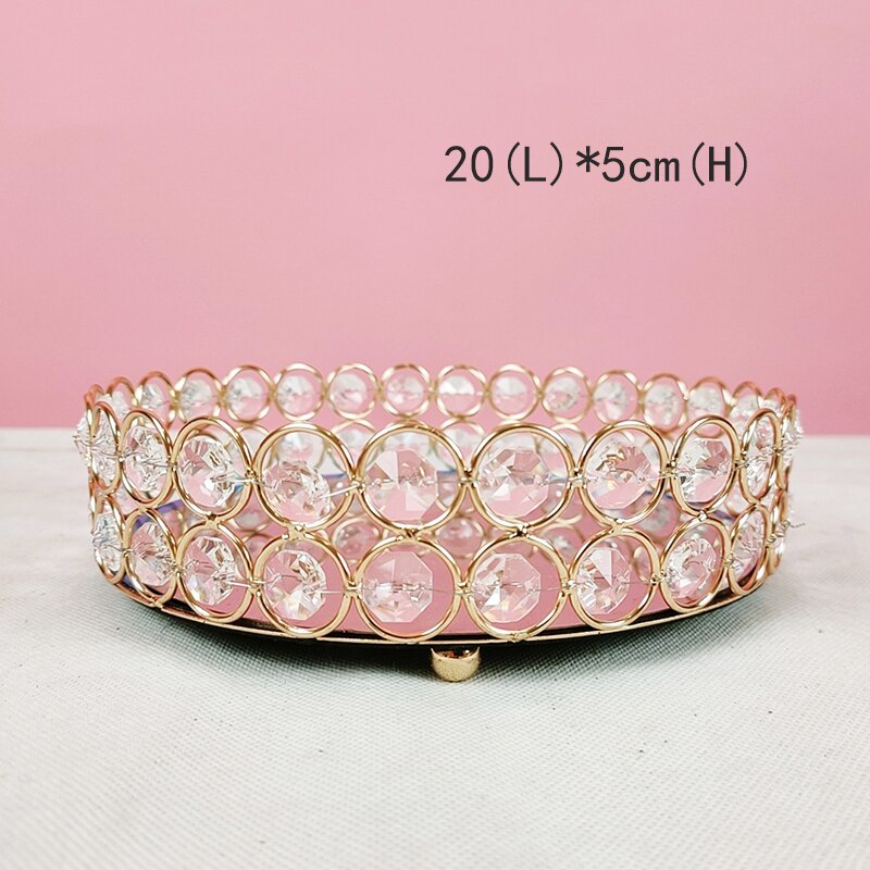 1Pcs Cake Stand Round Cupcake Stands Metal Dessert Display Cake Stands,: 8nch