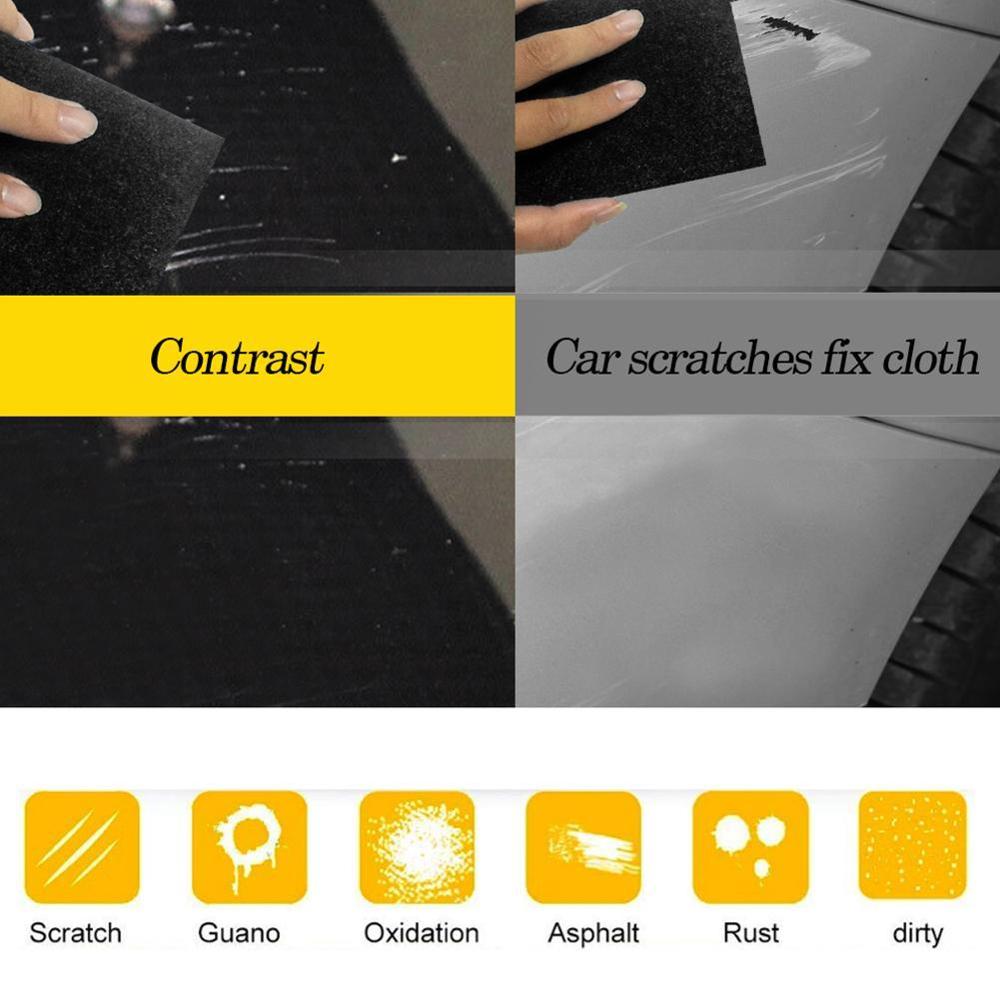 Car scratch repair wipes Car Scratch Remover Paint Polish Scuffs Cloth Surface Repair Light P2F0