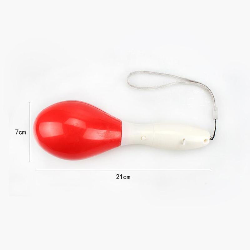 1 Uds aleatorio intermitente maraca de arena Bar utilería para animar el Color al azar para de noche