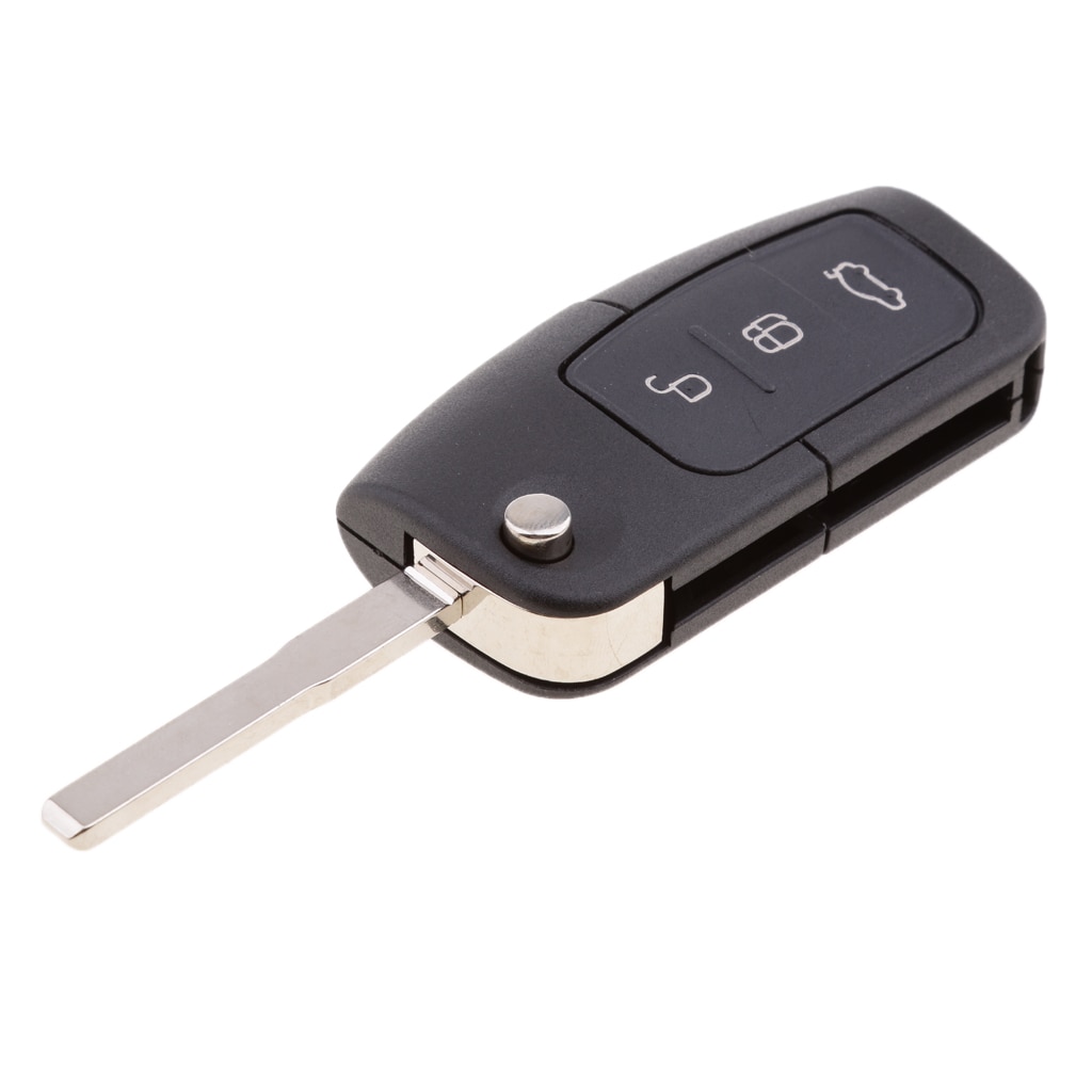 Car 3-Button Remote Key Fob 4D63 Chip For Ford C-Max Fiesta Fusion
