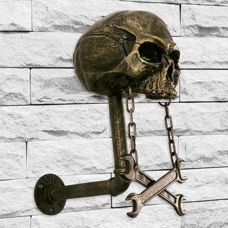 Motorcycle Helmet Rack Skull Helmets Wall Rack Mount Helmet Display Stand Luggage Hook Jacket Hanger Helmet Skull Racks