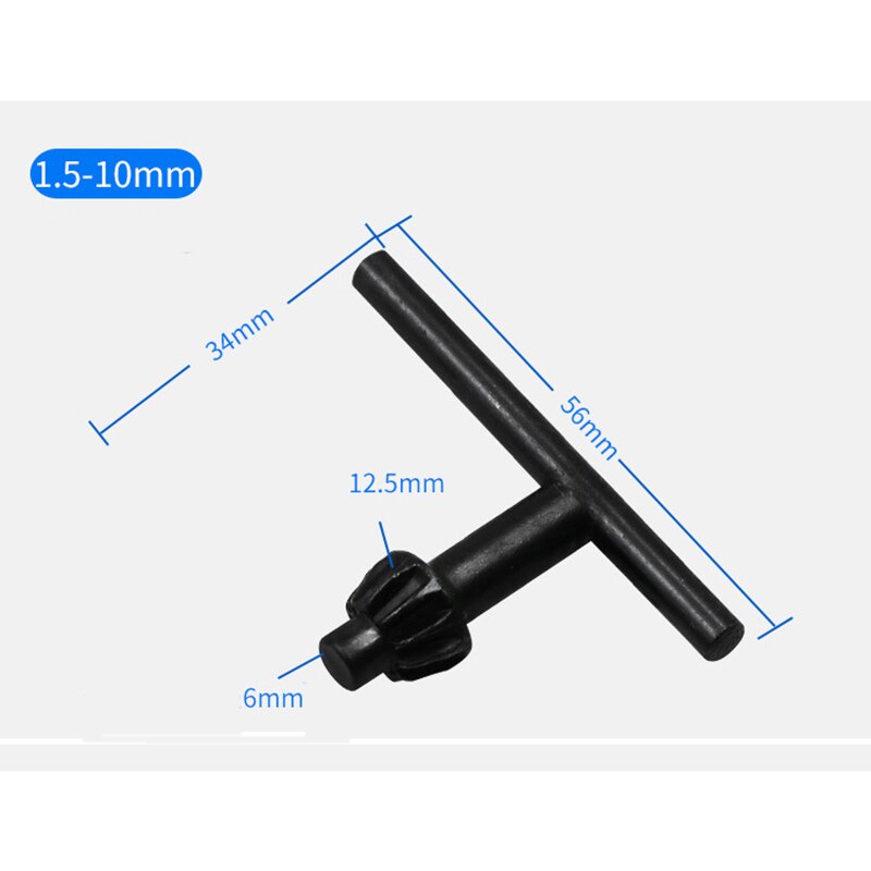 Mini Drill Chuck Micro 0.3-4mm Taper Mount Drill Chuck and Wrench Chuck Key Lathe drill accessory: 1.5-10