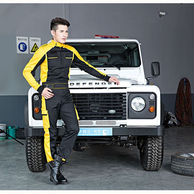 Arbejdstøj mænd kvinder arbejder overalls auto reparation bil skønhed arbejdstager uniformer unisex overalls plus størrelse s -5xl