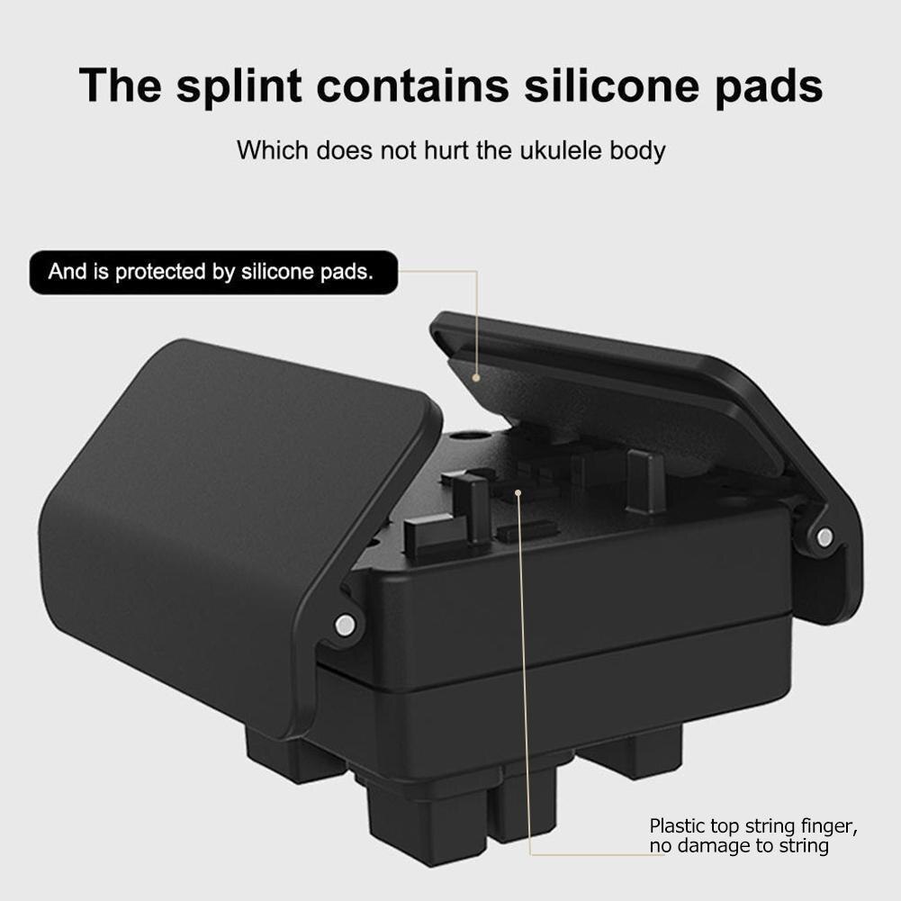 Learning System Practrice Aid Portable Ukulele Chord Musical Beginner Trainer