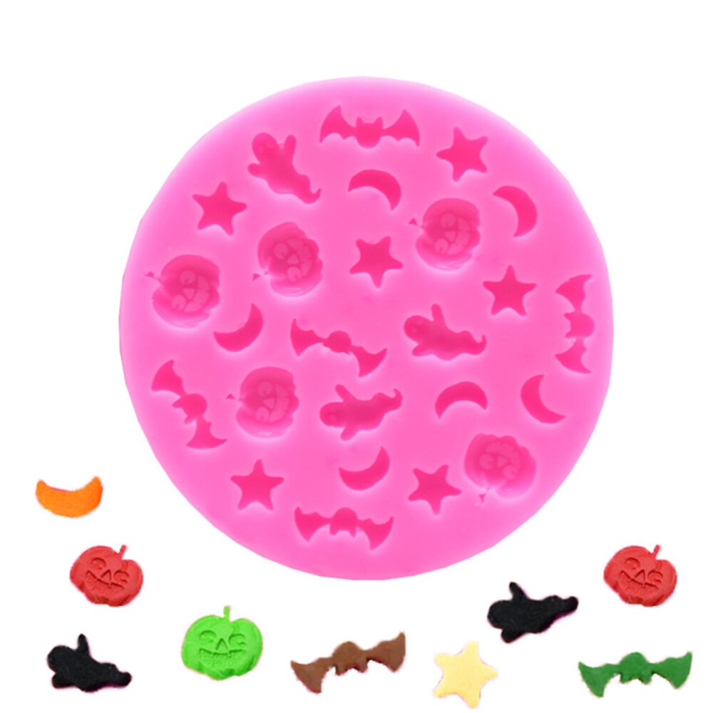 2 Stuks Bakken Mallen Pompoen Ster Maan Vleermuis Patronen Mallen Anti-aanbak Cake Mallen Voor Party Keuken Size