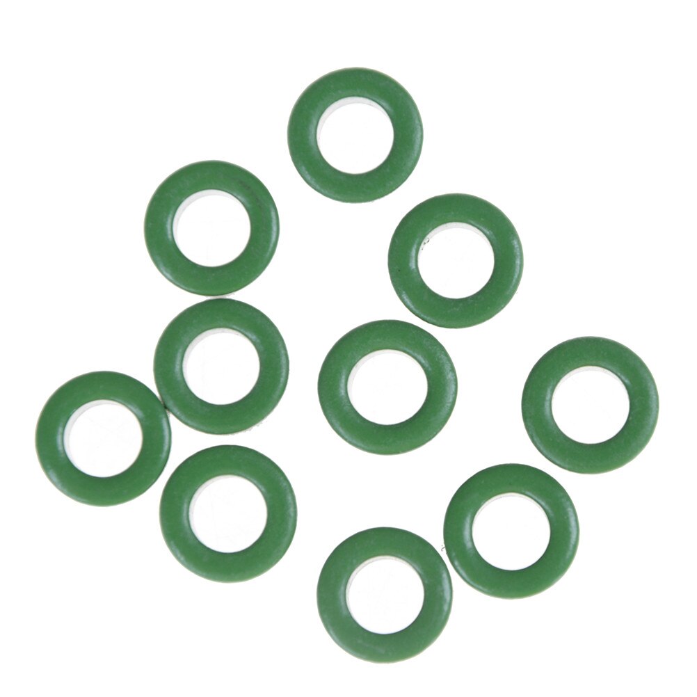 22mm x 14mm x 8mm Power Transformer Ferrite Toroid Cores Green 10 Pcs