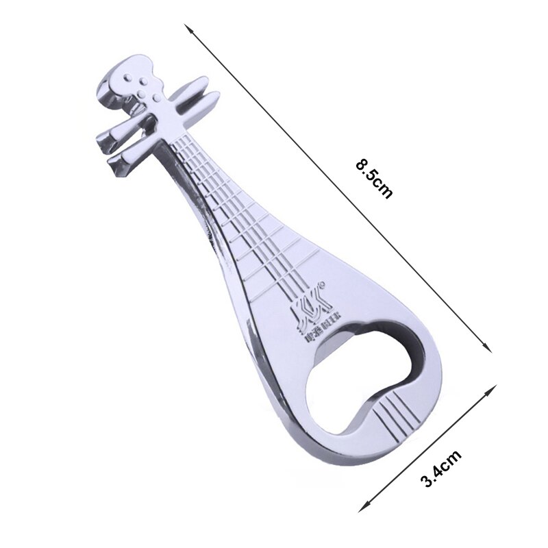 Beer Cap Lifter Metal Beer Keychain Bottle Opener Shark/Guitar Style Kitchen Accessories Wedding Party Favor: F