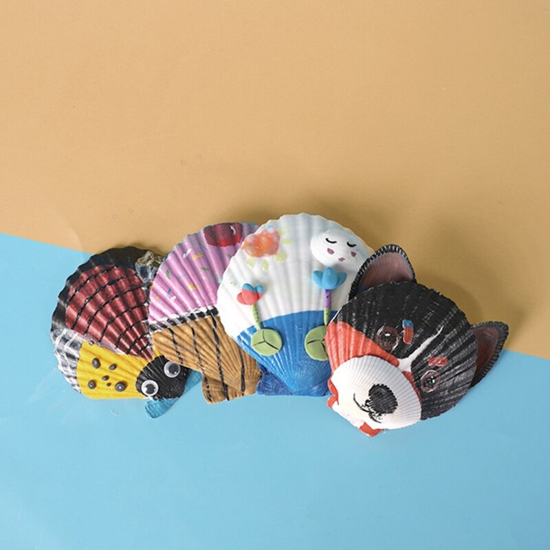 3D DIY Painting Set Hand Painting Toy Art Craft Kit Shell Painting Kit Drawing &amp; Art Supplies Art Teaching Props