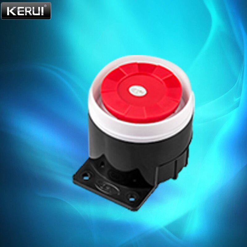 KERUI W18 WIFI Wireless GSM Alarm System Eas Kit Home Security Alarm Host With Siren Home Security Alarm Host APP Remote Control: Wired siren