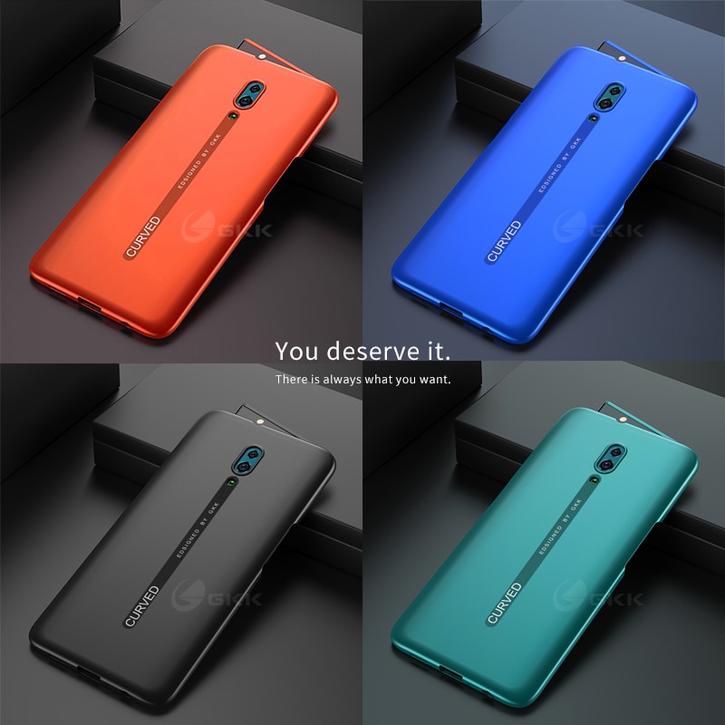 GKK Slim Original Case For OPPO Reno 2 ace Case 2 in 1 Full Protection Anti-knock Back Matte PC Cover for OPPO Reno 2 ace Coque