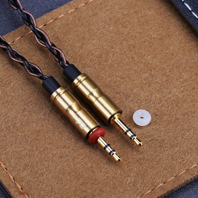 Openheart 8 Core Kabel Voor Hoofdtelefoon 1 Naar 2 Jack 3.5/2.5/4.4Mm Balans Upgrade Vervanging Silver kabels 1.4M Persoonlijkheid