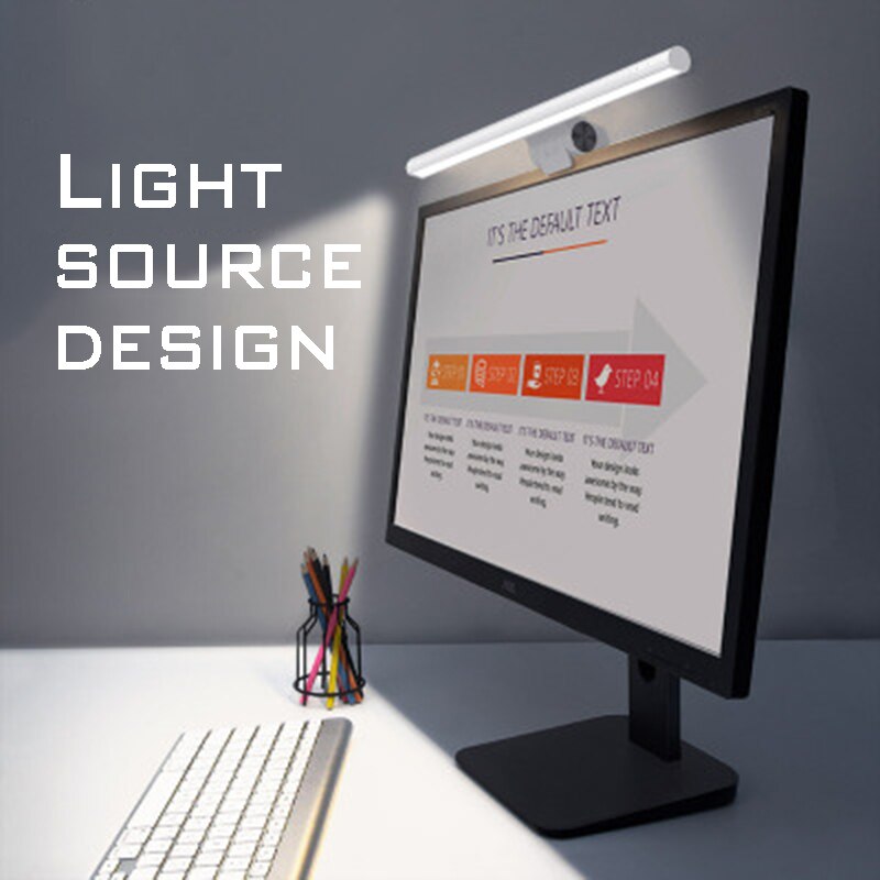 Suporte tenere sotto controllo braccio del tenere sotto controllo USB dello schermo di tenere sotto controllo dello schermo ah CONDOTTO LA luce degli occhi del computer lampadario modalità di luminosità regolabile luce ufficio