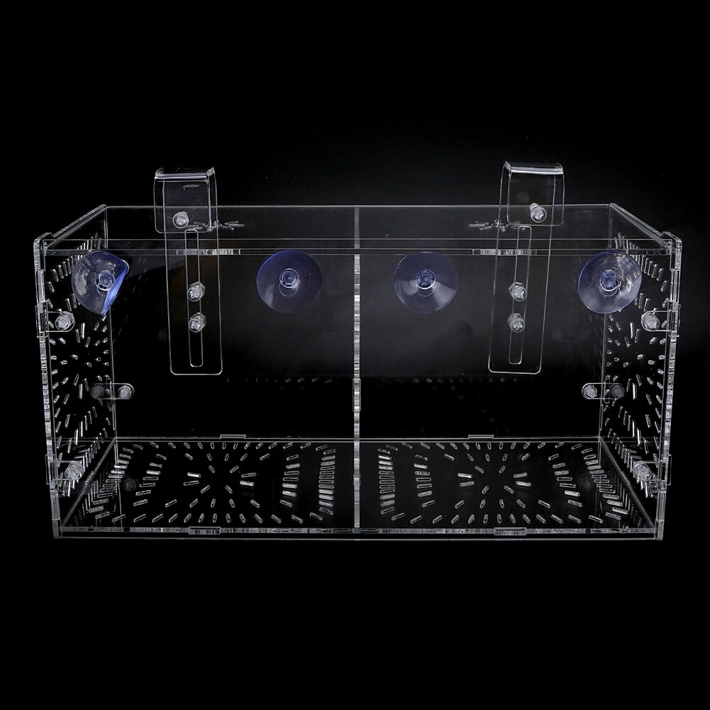 Transparent Breeding Box Acrylic Isolation Box Durable Hatching Case Practical Incubator Box For Aquarium Fish Tank
