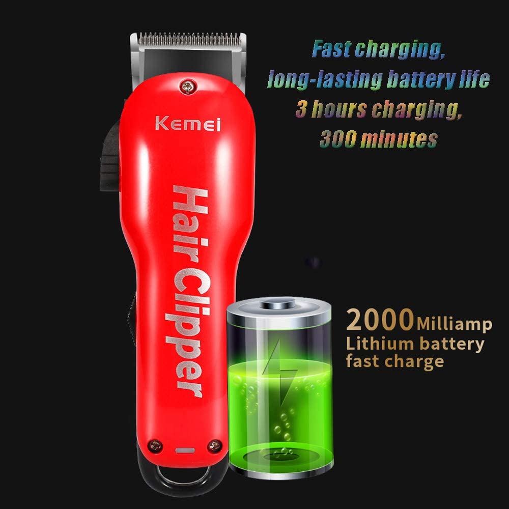 Kemei Oplaadbare Tondeuse Professionele Tondeuse Scheren Machine Haar Knippen Baard Scheerapparaat Kemei-707Z