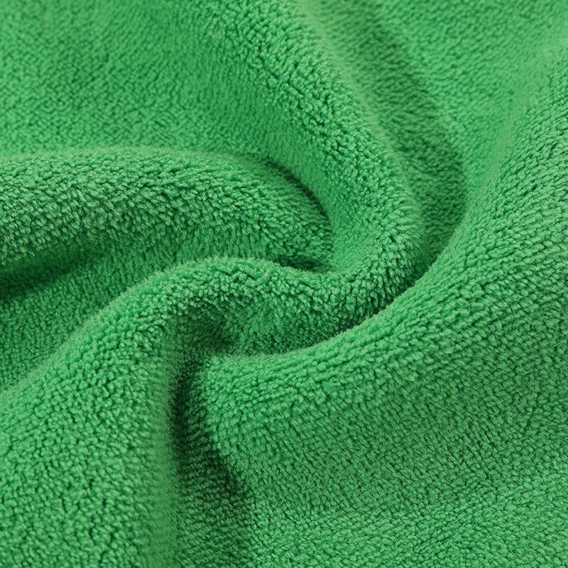 AP01 30*60CM 3/5/10 Pcs Microfiber Towel For Car Wash Car Care Cloth Details Green Towel For Car Wash