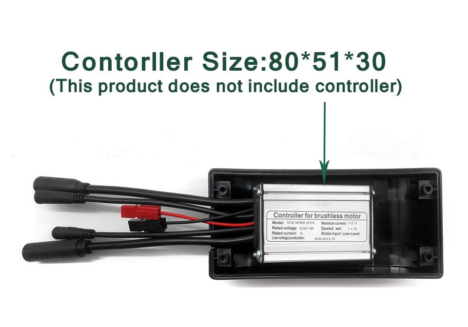 Ebike Controller Box Electric Bicycle Controller Case Conversion Kit Small Size Controller Box Bag 6 Mosfet e bike Controller