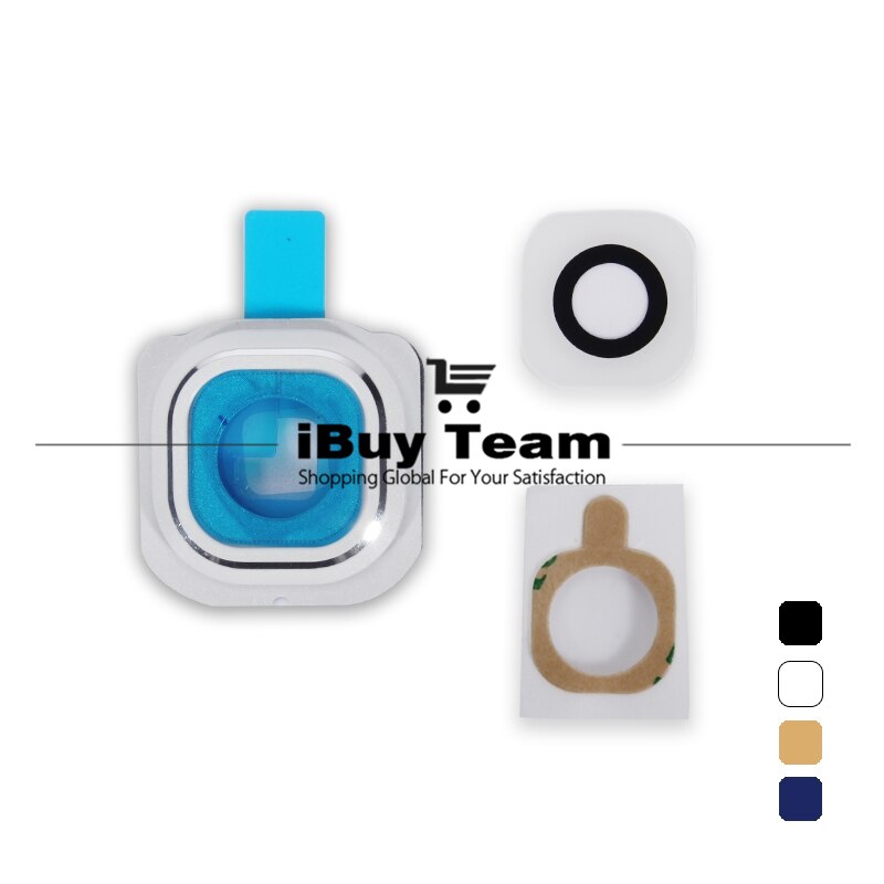 Rear Camera Lens Glass Cover for Samsung Galaxy S6 Edge - Replacement Part with Frame
