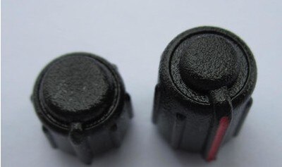 10 STKS Power Volume + Kanaal Switch Knop Cap Voor Kenwood TK2107 TK3107 2/Twee Manier Radio