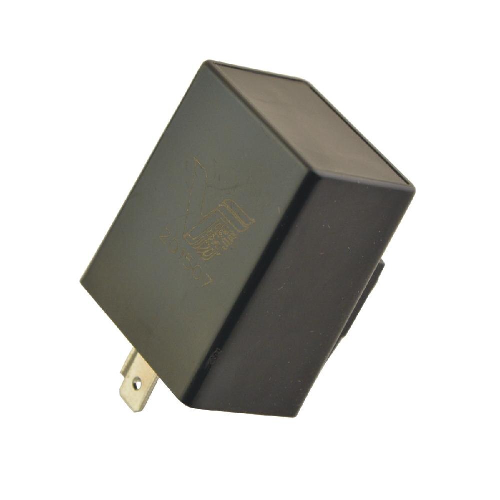 1PCS 12V Motorcycle Turn Signal Flasher Relay Motorcycle Flasher 2 Pin LED Indicator Light Beep Sound Motorbike Accessories: Default Title