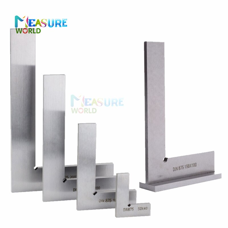 90 Degree Flat Edge Square Carpenter Square Bladed Try Square Angle Square L-shaped Carpenter's Ruler Marking Gauge Carpenter