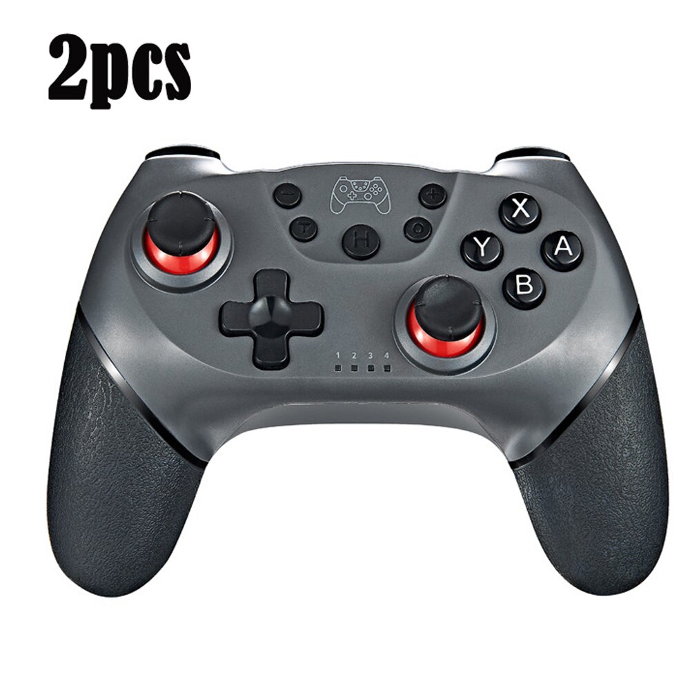 Senza fili di Bluetooth Gamepad Per Nintend Interruttore Pro NS-Interruttore Pro Controller di Gioco joystick Per Switch di Console con 6-Assi Maniglia: 2pcs Grey