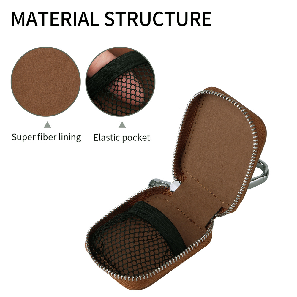 Juste antichoc en cuir PU pour Airpods 4, étui Airpods 2024, poudres de transport, sac universel, sauna, rangement pour téléphone