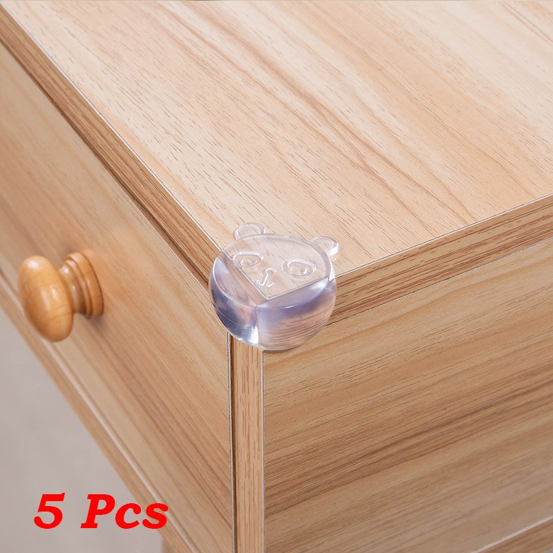 10pc Baby Safety Silicone Protector Table Corner Edge Protection Cover Children Anticollision Edge Guards Kids Corner Protection: Bear