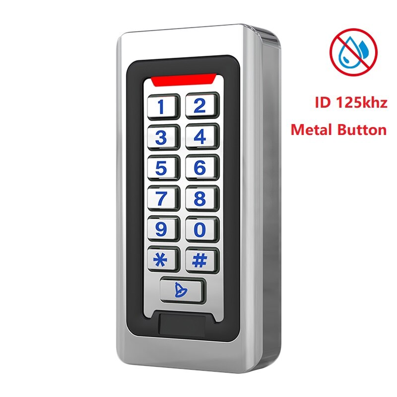 Metal standalone Access Control System Rfid Access Controller Wiegand 26 keypad S602EM: ID 125khz